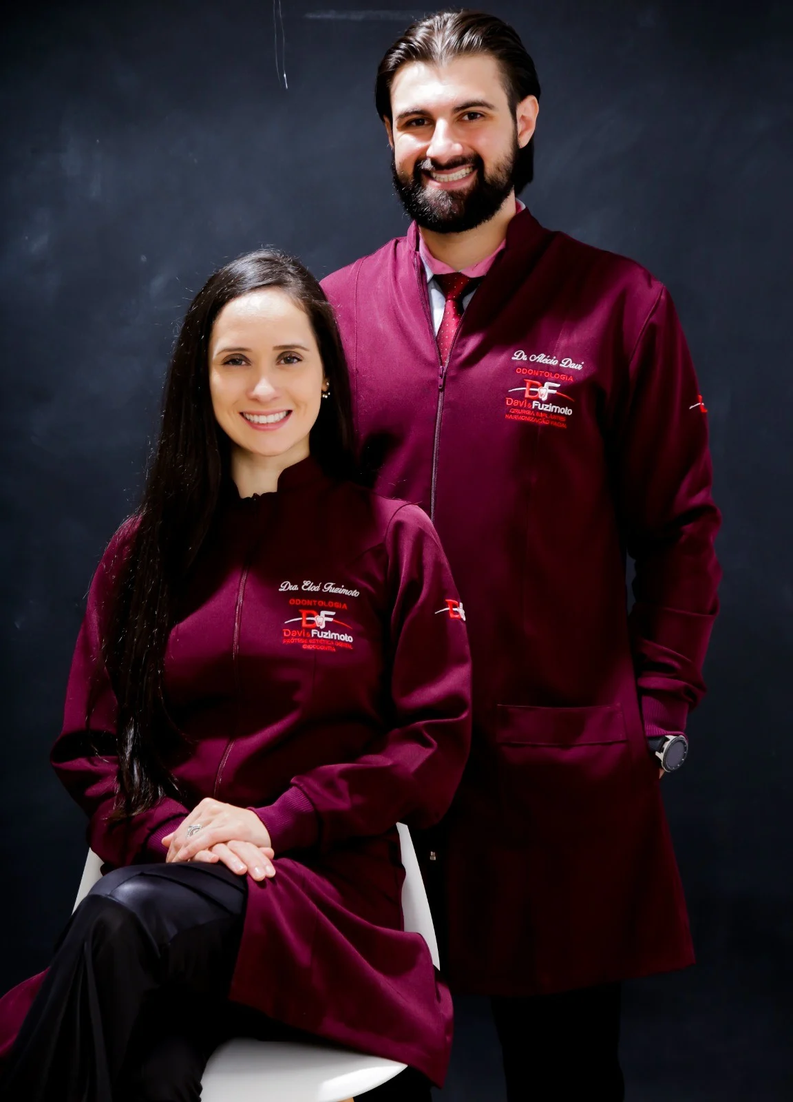 Dra. Eloá Fuzimoto e Dr. Alécio Davi